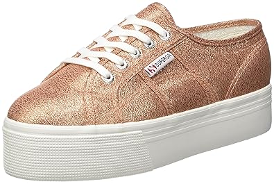 superga rosa platform