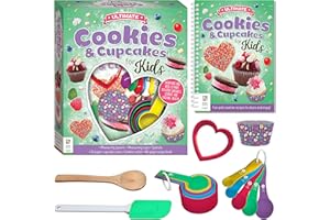 Hinkler Ultimate Cookie & Cupcakes for Kids - Cookbook With Baking Utensils and Guides - Children's Hobbies - Learn to Bake - For Ages 8 to 12