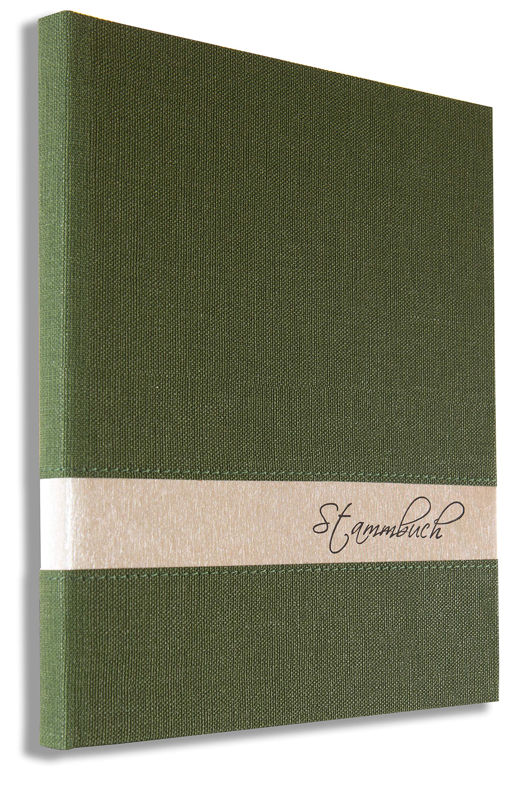 A5 Family Book Wedding Green Zelena for Certificates in A5, A4 and Classic Certificates Perforated, incl. 3 transparent pockets.