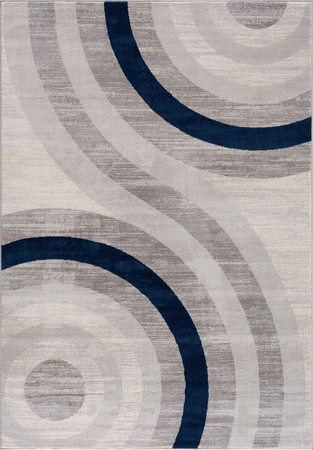 The Carpet - Alfombra de pelo corto, diseño de círculos geométricos