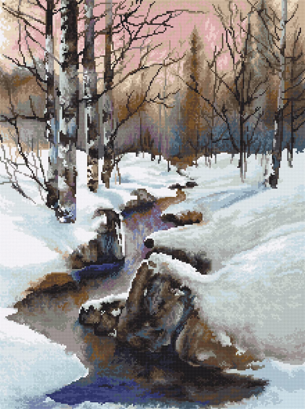Luca-S B609 Winter - Cross Stitch Kit
