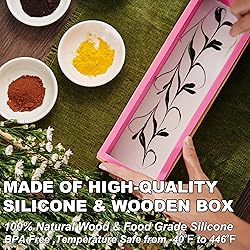 LERYKIN Rectangular Soap Mold Kit with Cutter- 42oz
