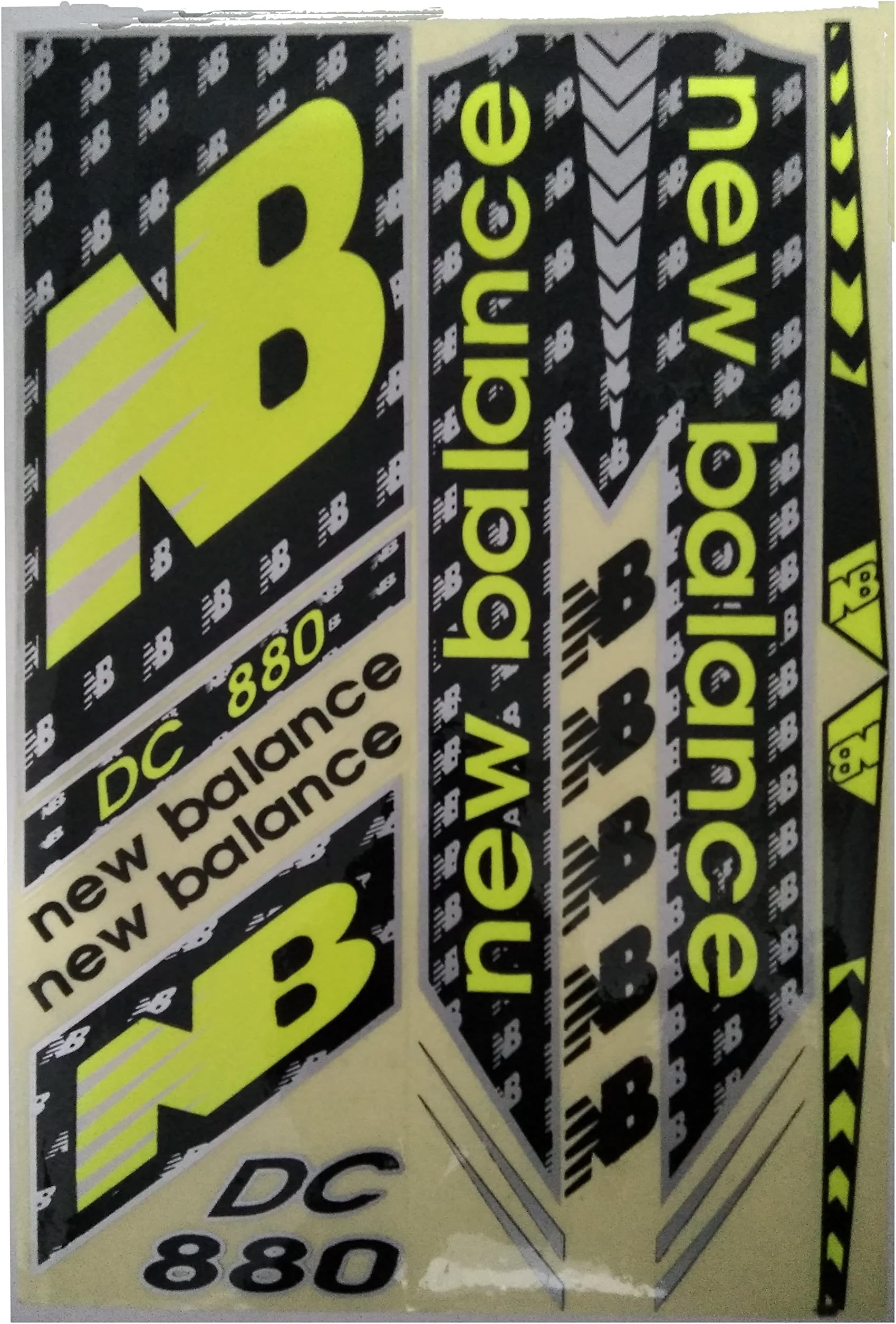 ALLY SPORTS 3D Embossed Cricket bat custom made sticker set