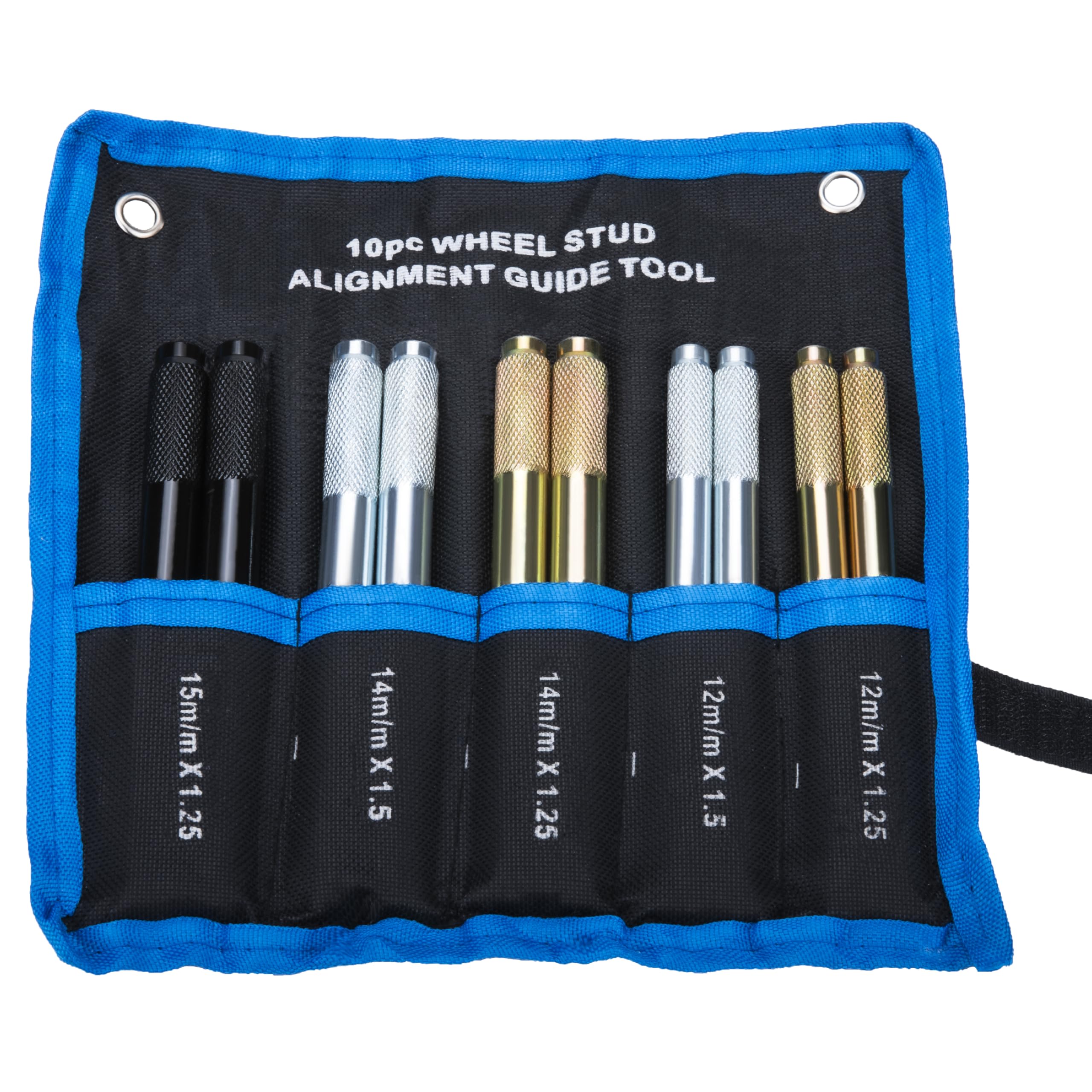 Photo 1 of 10 PCS Automotive Wheel Alignment Tool, Car Tire Alignment Stud Pin Kit, Steel Alloy Lug Bolts Mounting Tools for Mechanics, Positioning Balancing Tools for Changing Tires on Cars with Lug Bolts