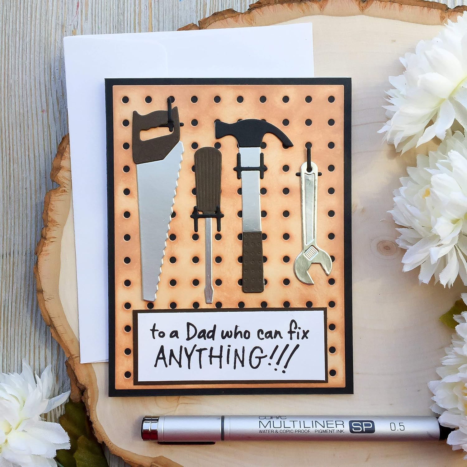 Amazon Com Fathers Day Card Handmade Card Dads Day Card