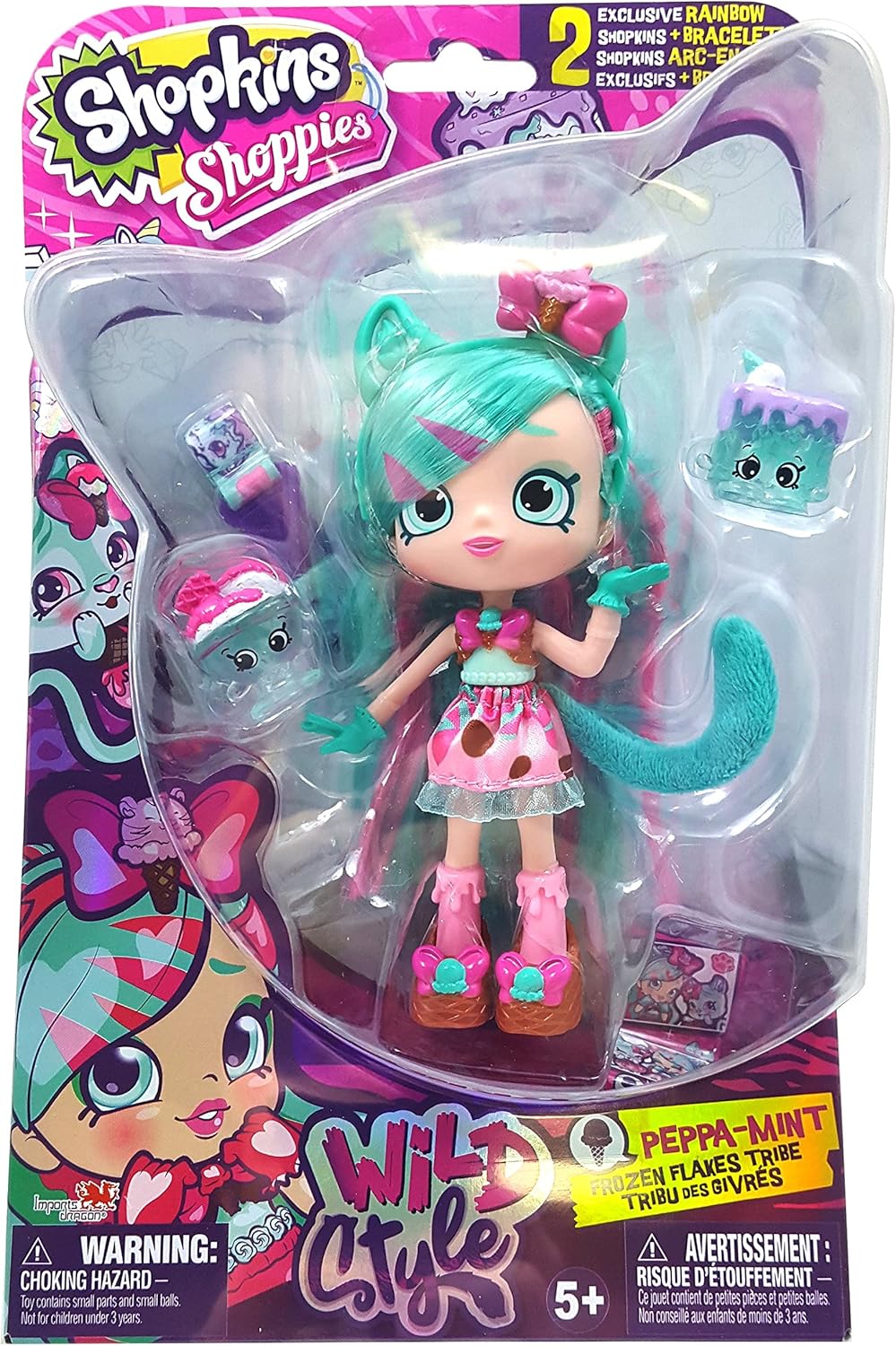 shopkins wild style peppa mint