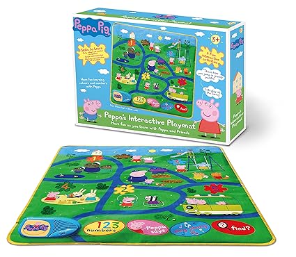 Peppa Pig Pp15 Interactive Playmat Multi Peppa Pig Amazon Co Uk