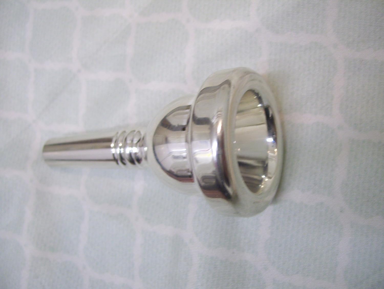 Baritone Mouthpiece or trombone mouthpiece, 6 1/2AL, silver