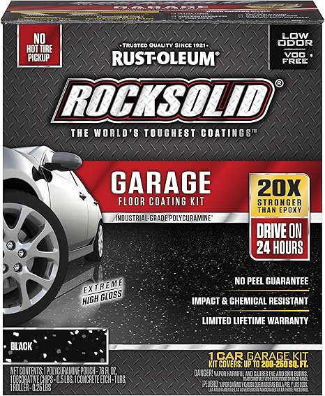 Amazon Com Rust Oleum 318712 Rocksolid 1 Car Garage Floor Coating