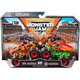 Monster Jam, Official Bakugan Dragonoid Vs. Bakugan Dragonoid Die-Cast Monster Trucks, 1:64 Scale, Kids Toys for Boys Ages 3 and up