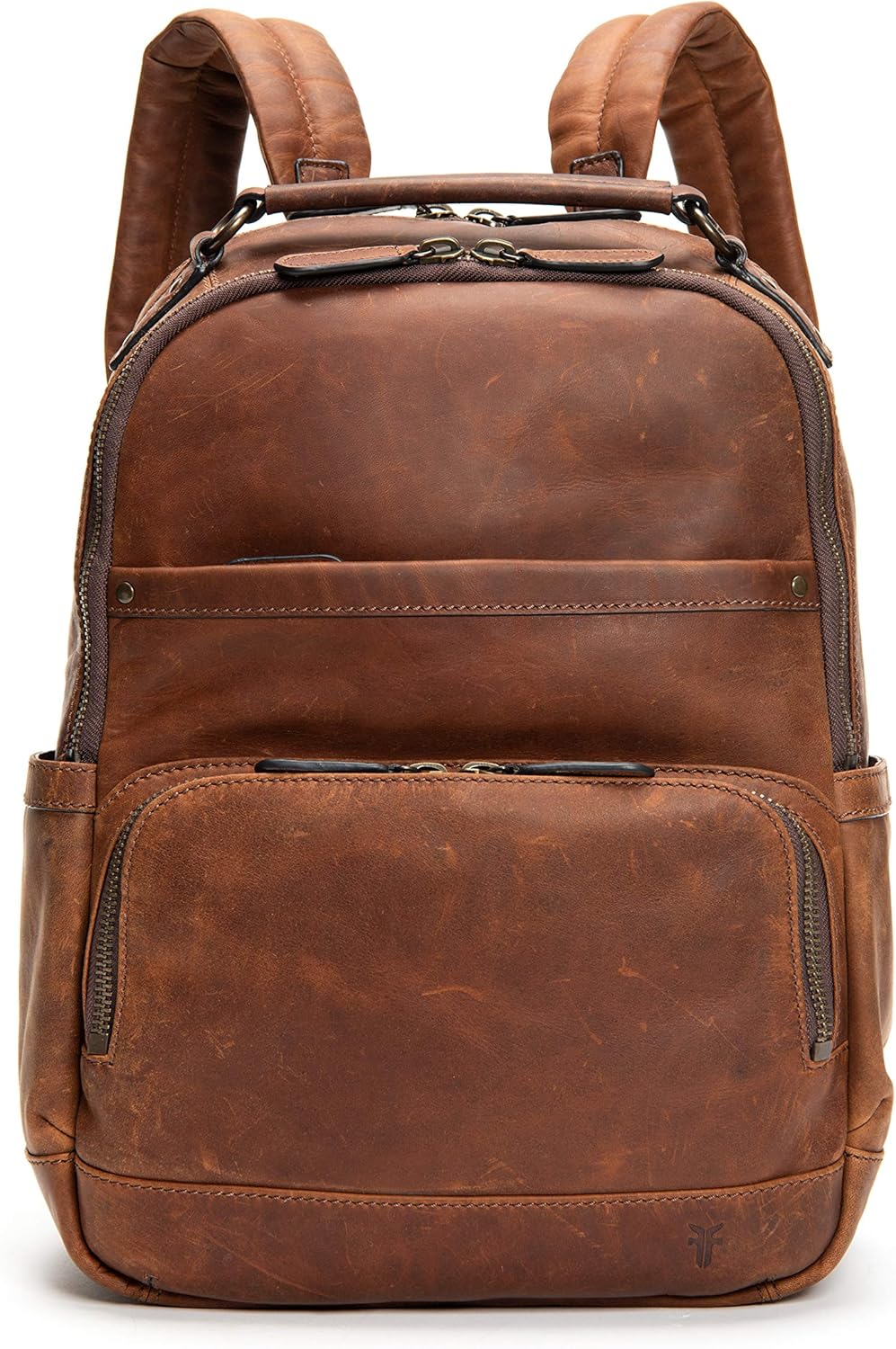 frye oliver leather backpack