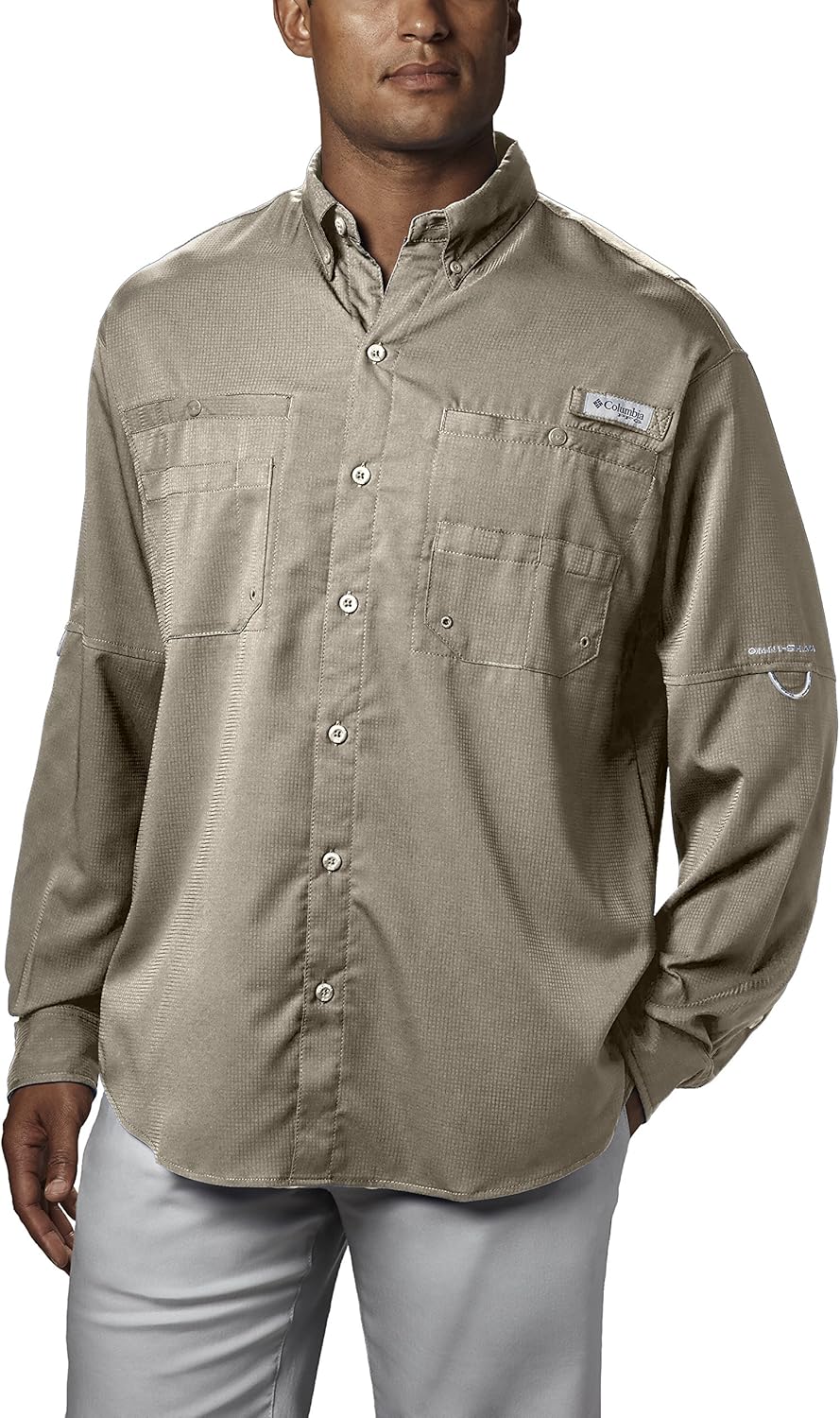 Columbia Mens PFG Tamiami Ii Long Sleeve Shirt UPF: Clothing