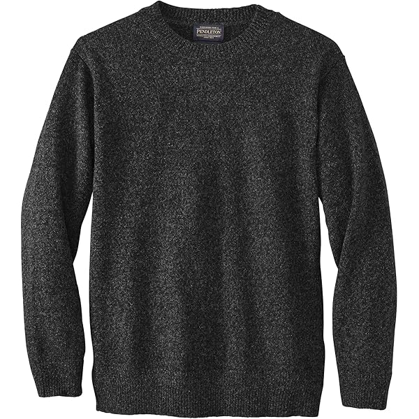 100% Natural Wool Crew Neck Aran Sweater Natural, XXL at Amazon