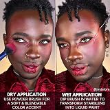 Mehron StarBlend Cake Makeup - Red 2 oz Fade Resistant Professional Face Paint view 4
