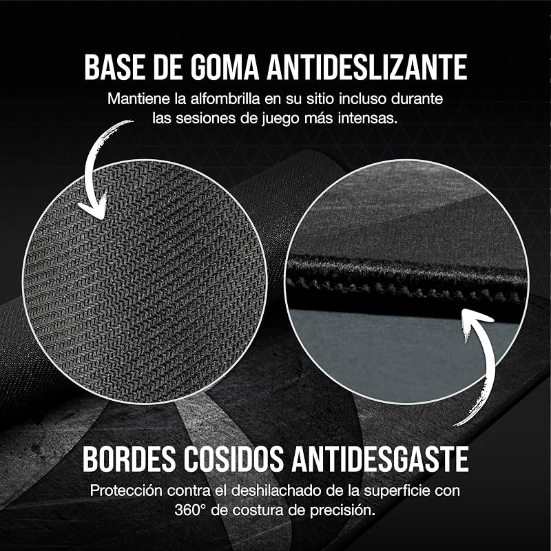 MM300 Pro Alfombrilla para Juegos - Medio, Negro/Gris