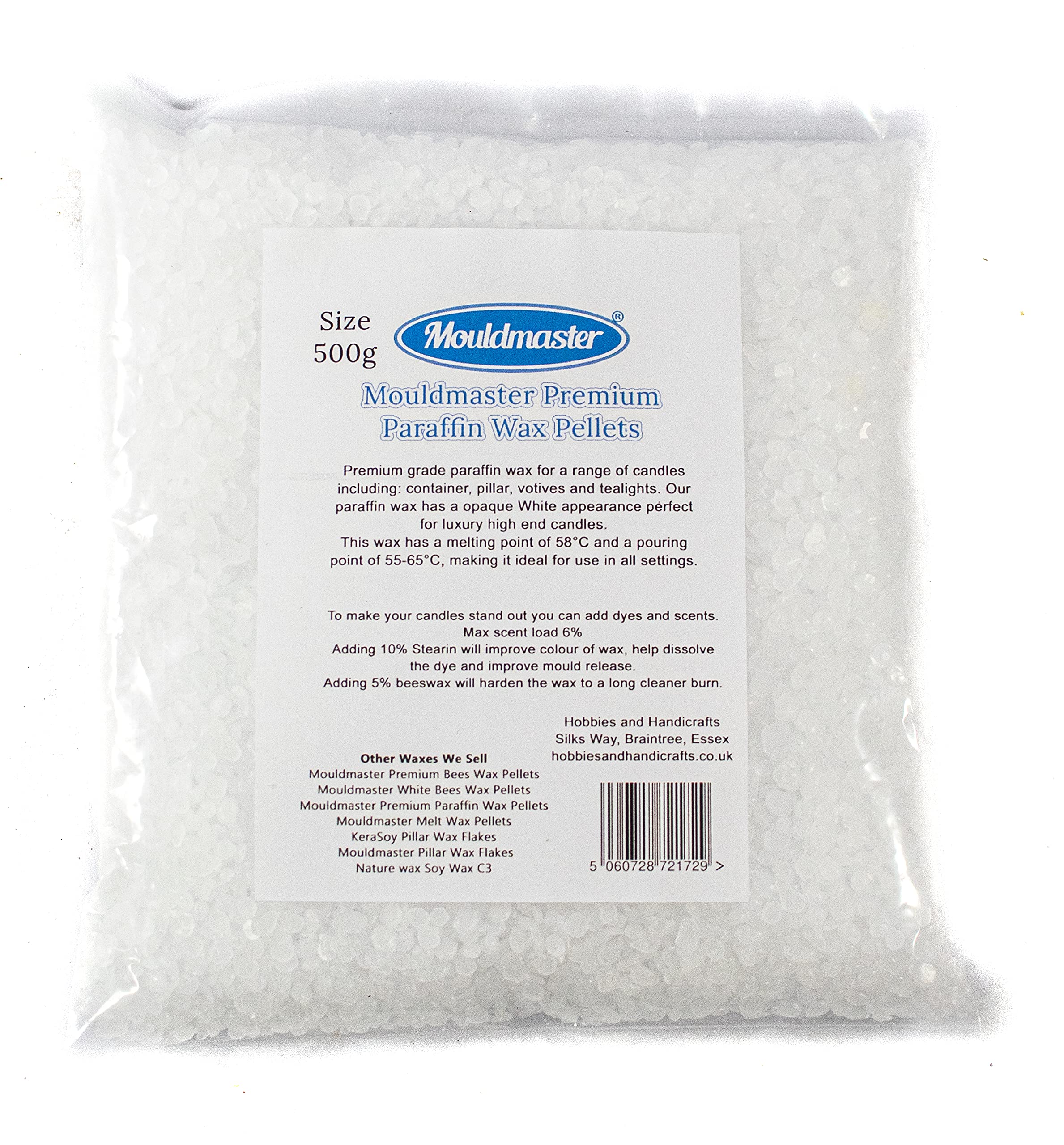 Mouldmaster Paraffin Wax, 500g, Para01