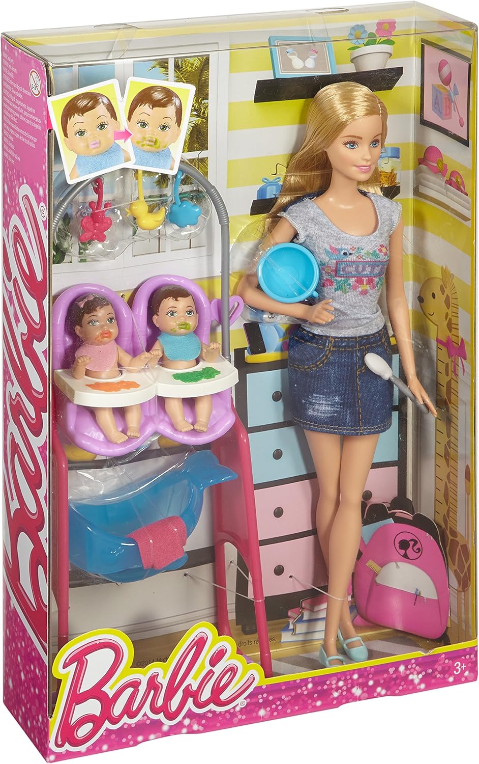 barbie babysitting twins