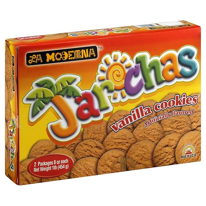 La Moderna Jarochas Vanilla Cookies, 16Ounce (Pack of 12