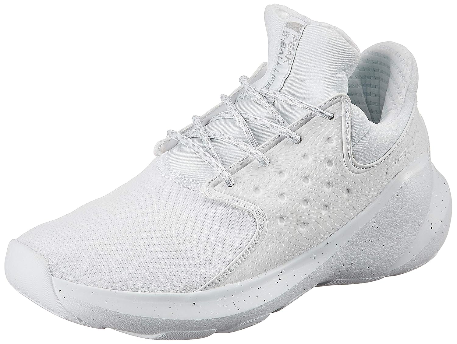 Buy PEAK Men�s White Basketball Shoes 9 UK/India (44 EU Buy PEAK Men�s White Basketball Shoes 9 UK/India (44 EU
