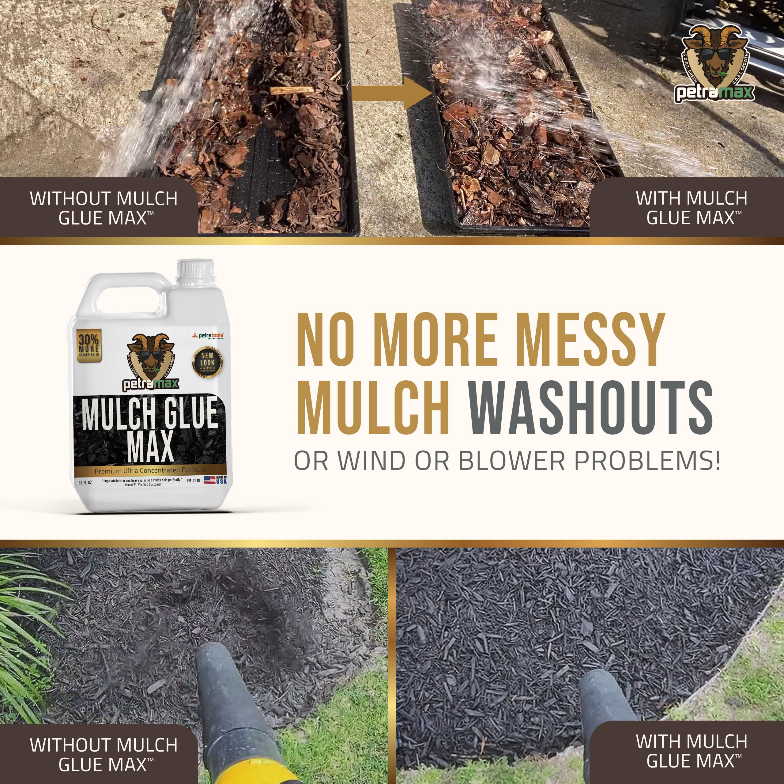 Mua PetraTools Max Mulch Glue for Landscaping Concentrate, Mulch Binder