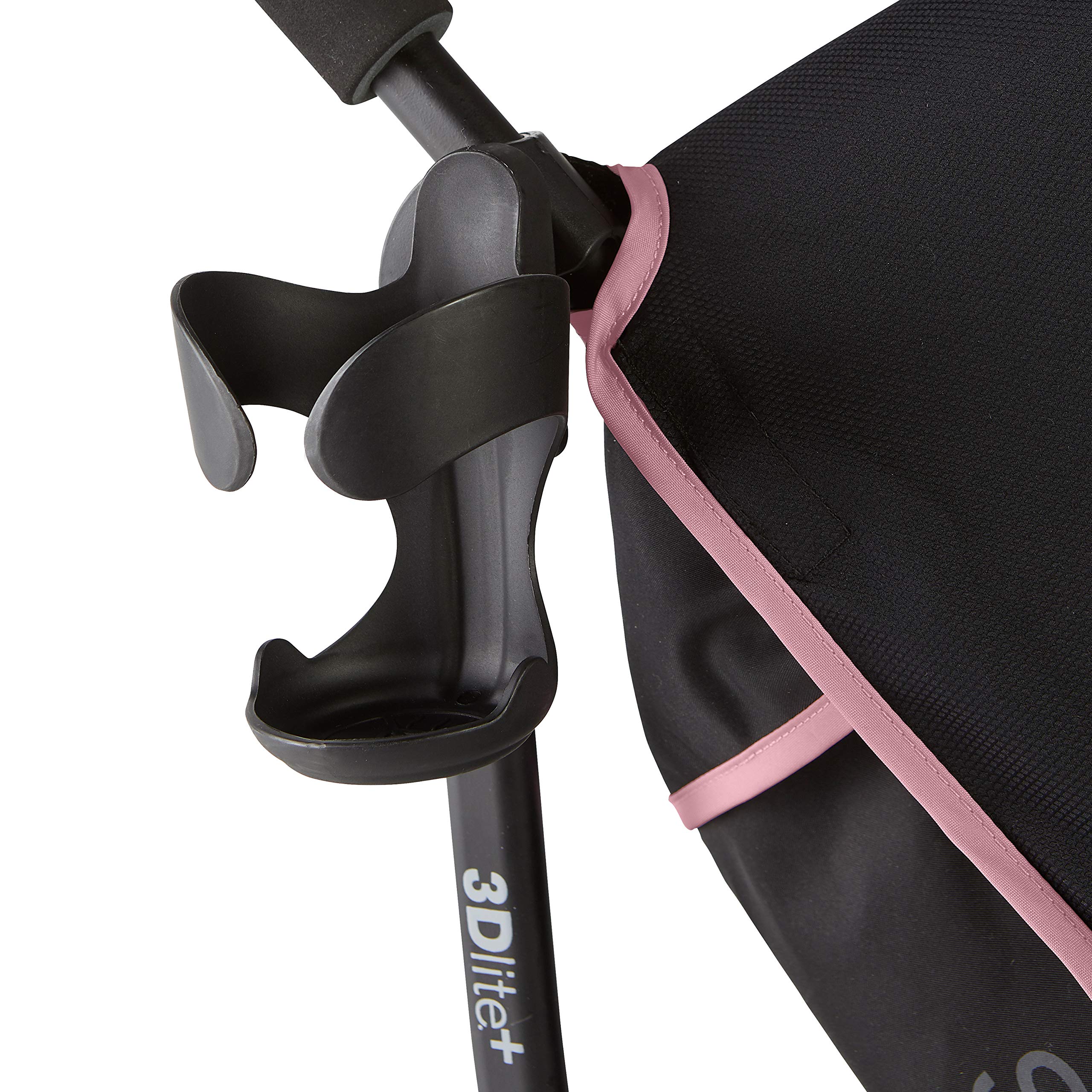 Summer Infant 3Dlite+ Convenience Stroller, Pink/Matte Black