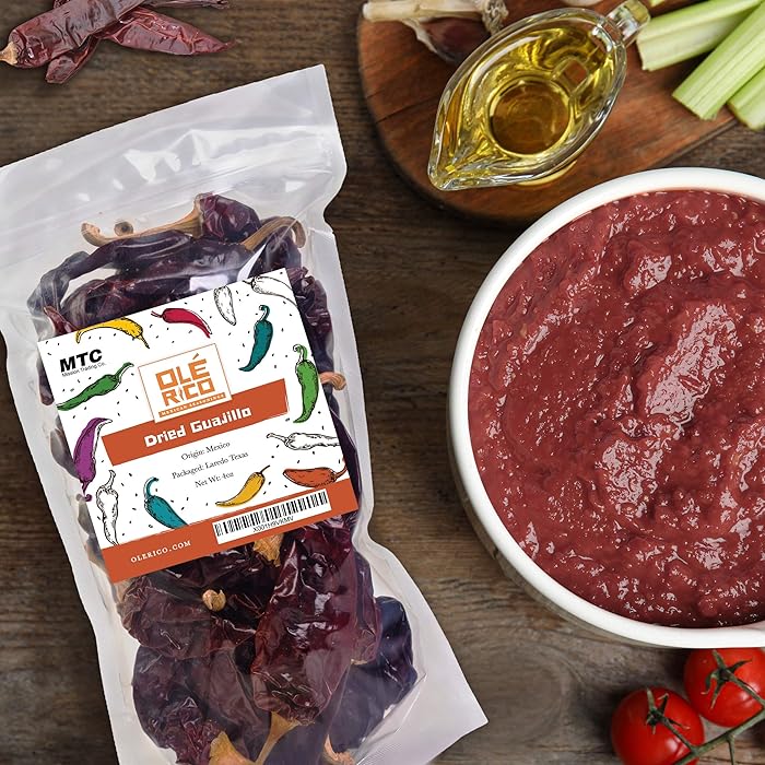 Image 4 - Dried Guajillo Chiles Peppers 4 Oz, Great For Mexican Food, Salsa Medium, Salsa Verde, Mole Sauce, Chili, Stews, Soups, And Tamales - Mild To Medium Heat, Packaged In Resealable Bag By Ole Rico