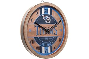 FOCO Philadelphia Eagles NFL Barrel Wall Clock, CLCKNFTMESTWL, Multi-Color, Philadelphia Eagles