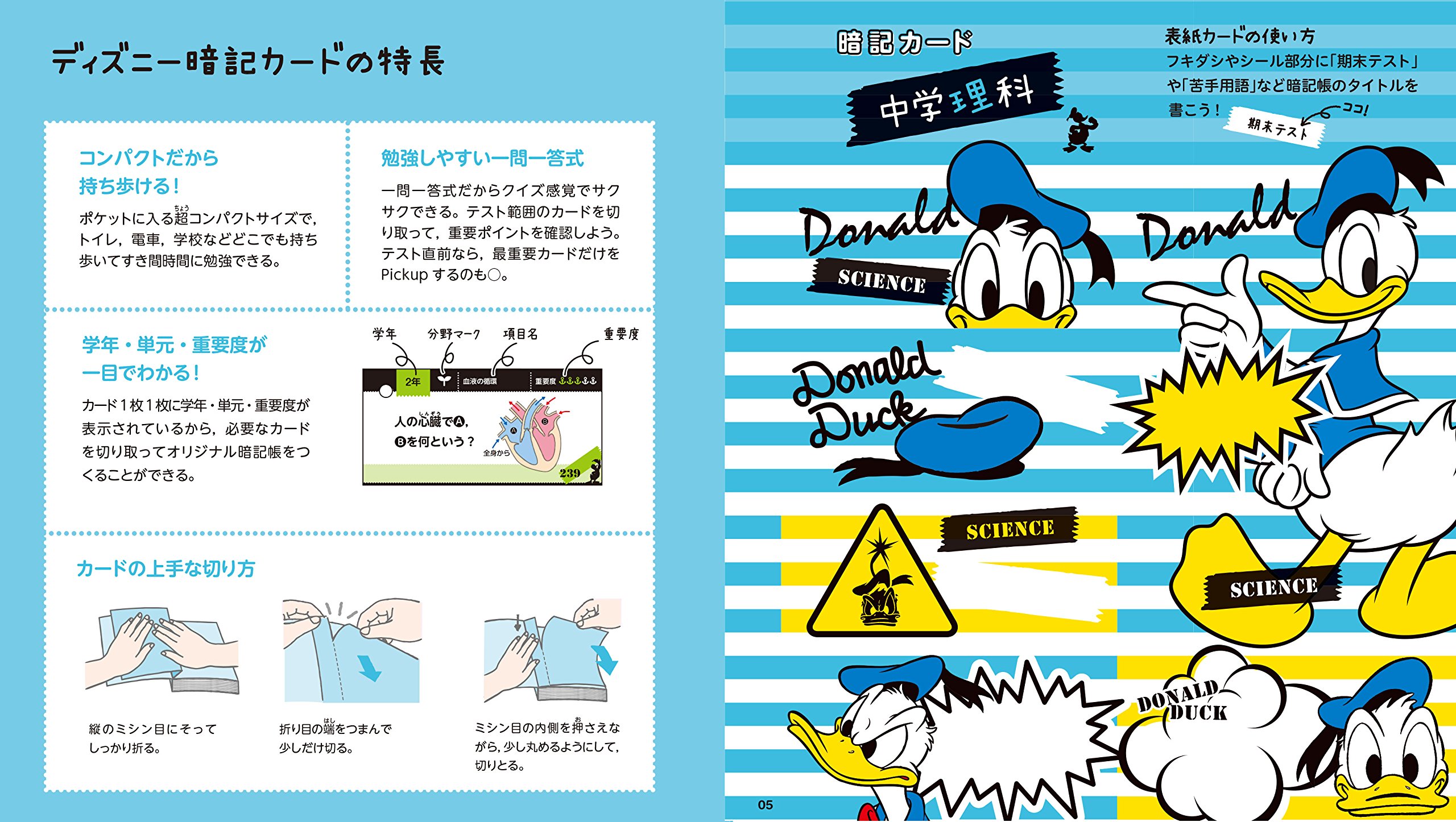中学理科 ディズニー暗記カード 学研教育出版 本 通販 Amazon