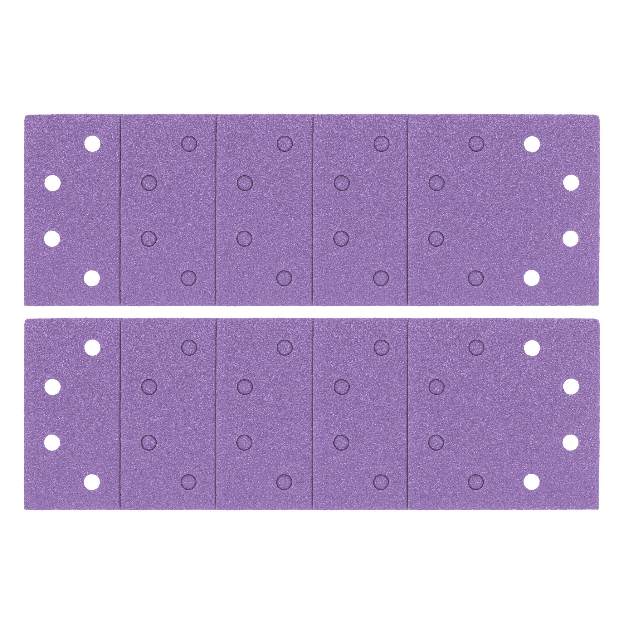 Trend Zirconium 1/4 Sheet 114 x 110mm 80 Grit Sanding Sheets, AB/QTR/80Z, Pack of 10