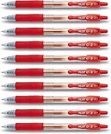 Pilot G2 Retractable Gel Pens Red 10 Stifte