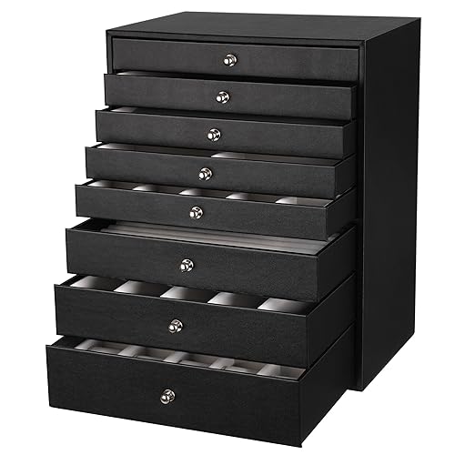 Extra Large Empress Jewellery Box / Jewel Case in Bonded Leather by