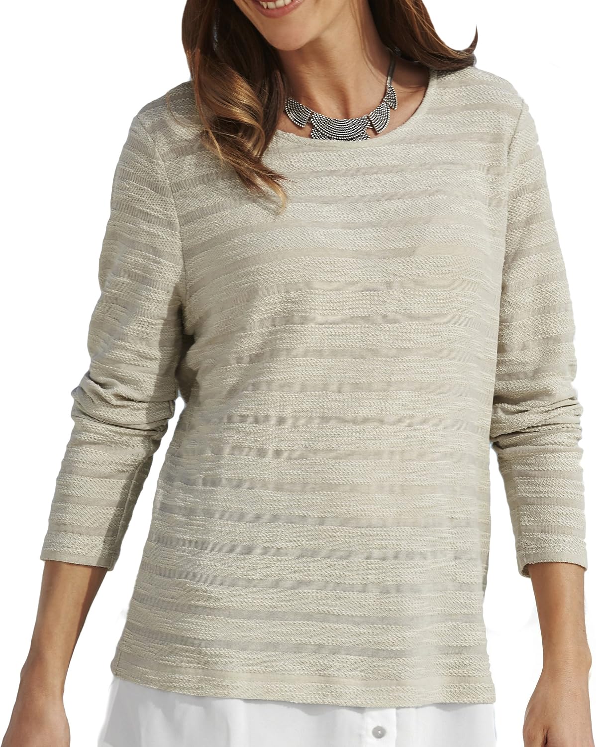 Jumpers With Shirts Attached Ladies 