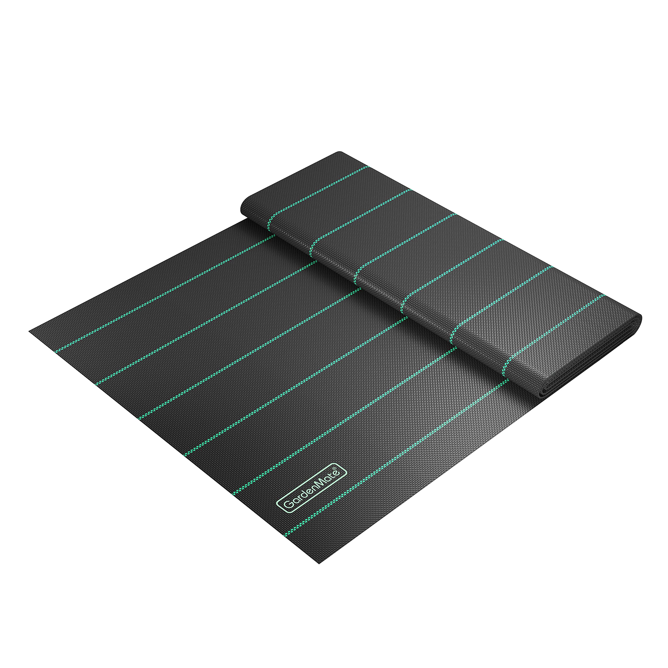 GardenMate 2m x 10m sheet woven weed control fabric - UV stabilised 100gsm landscape ground cover membrane