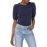 Amazon Essentials womens Classic Fit Puff Short Sleeve Crewneck T-shirt
