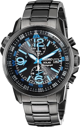 seiko prospex analog stainless steel solar powered watch