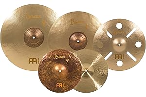 Meinl Cymbals BV-480+B16TRC Byzance Vintage Series Benny Greb Sand Cymbal Box Set Pack with FREE 16-Inch Trash Crash (VIDEO)