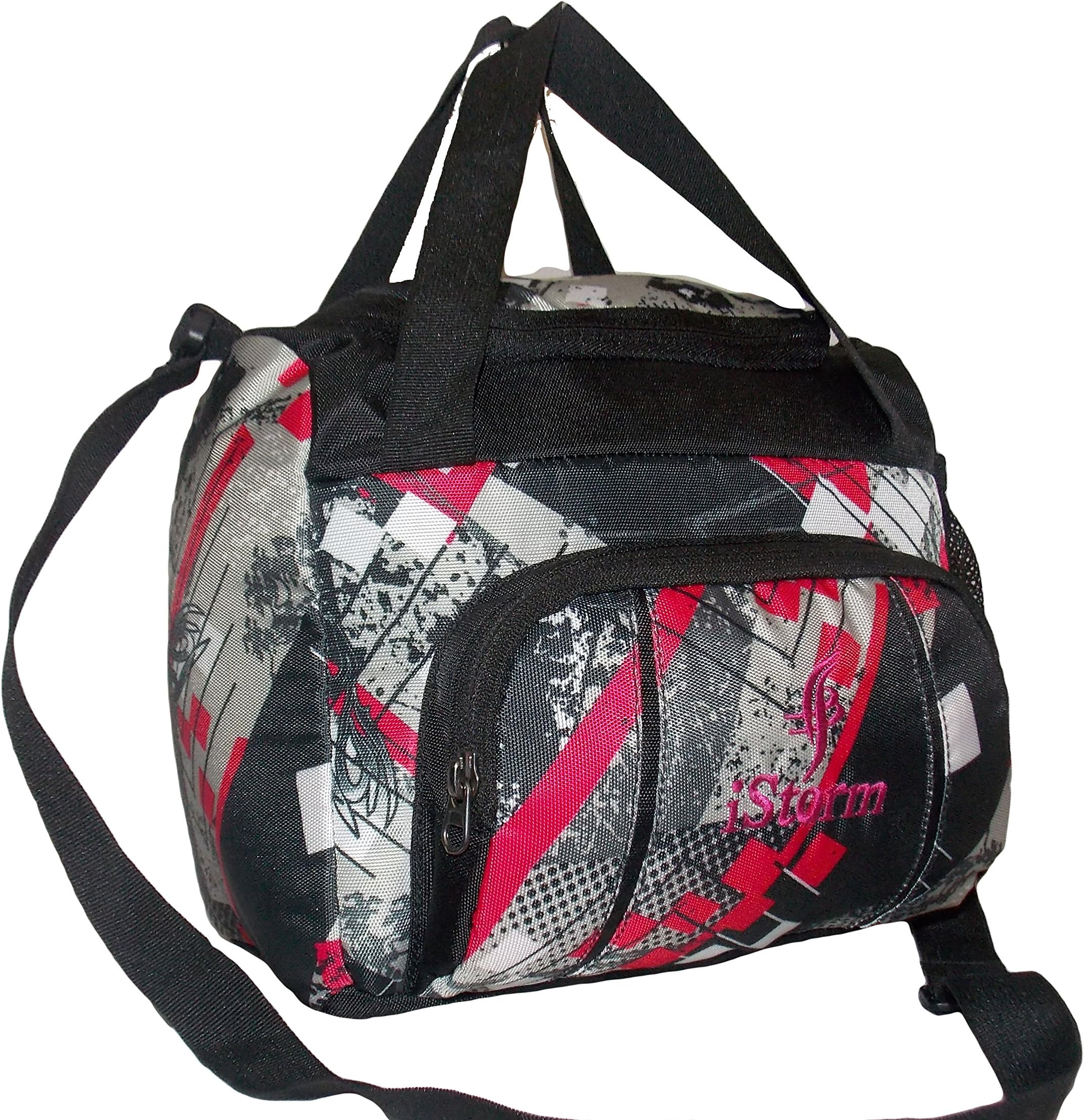 Istorm Spice Print Pink & Black Lunch Bag Polyester Lunch Bag