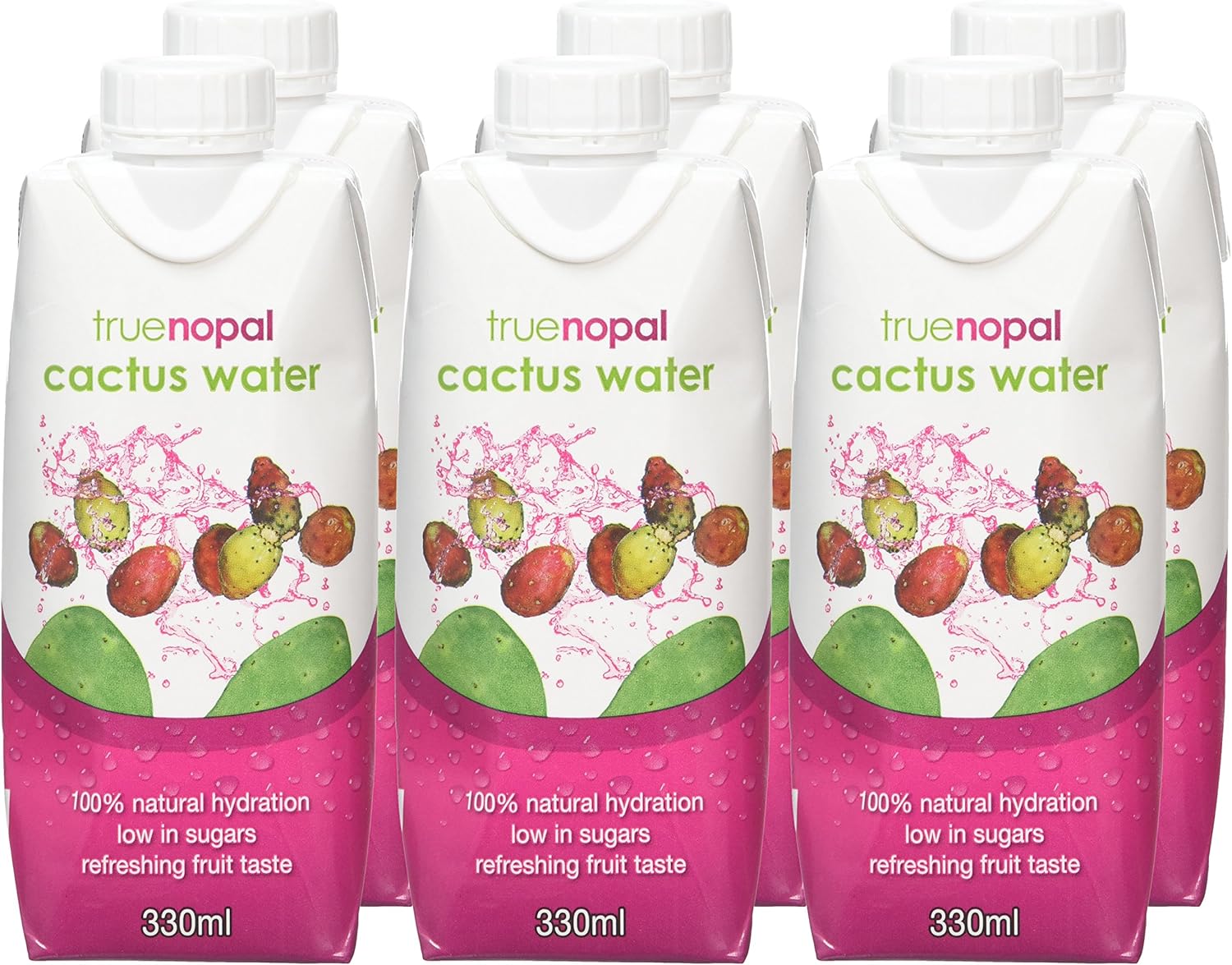 True Nopal Cactus Water 330 Ml Pack Of 6 Amazon Co Uk Grocery