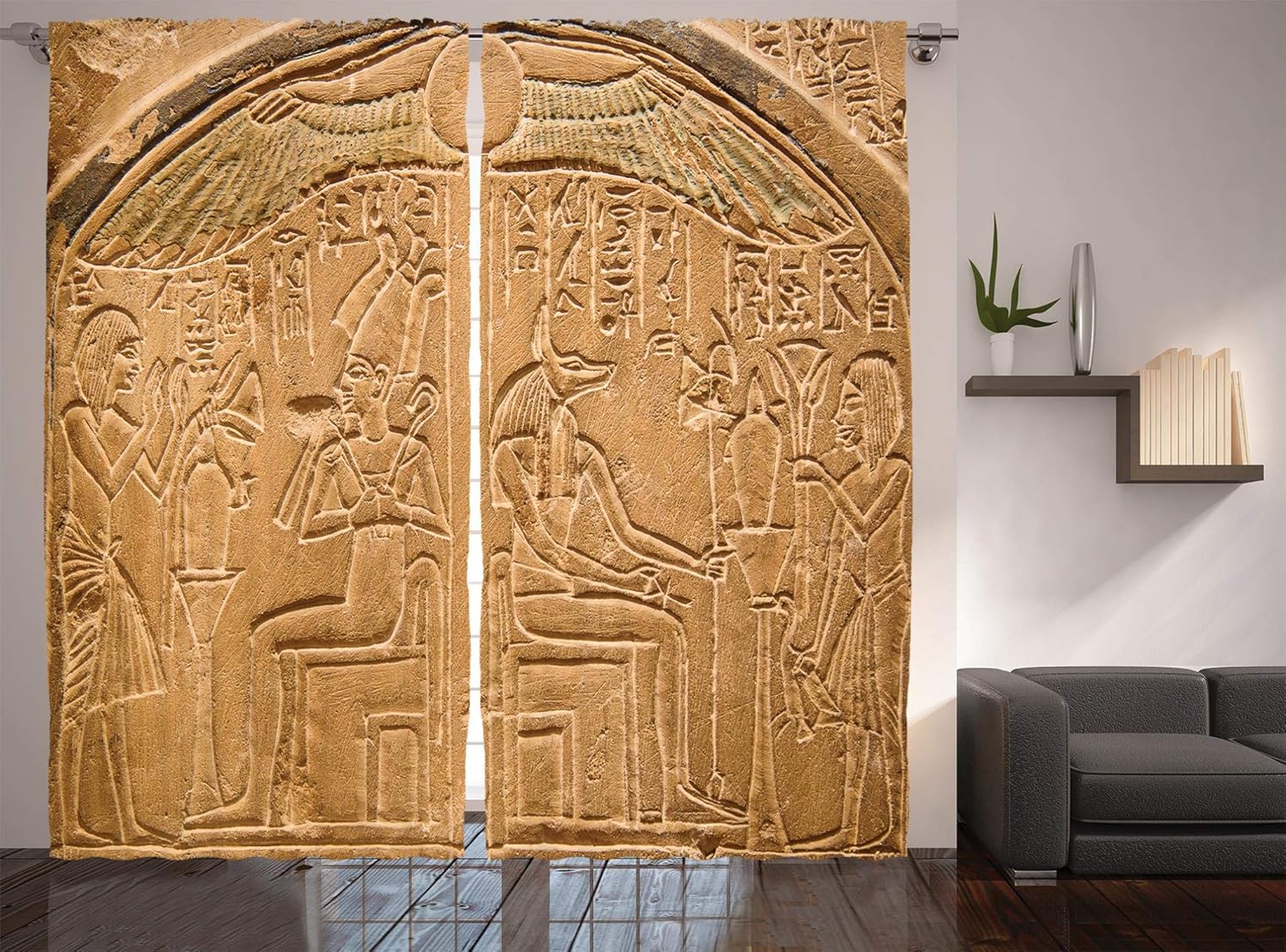 Amazon Com Ambesonne Egyptian Decor Collection Egyptian