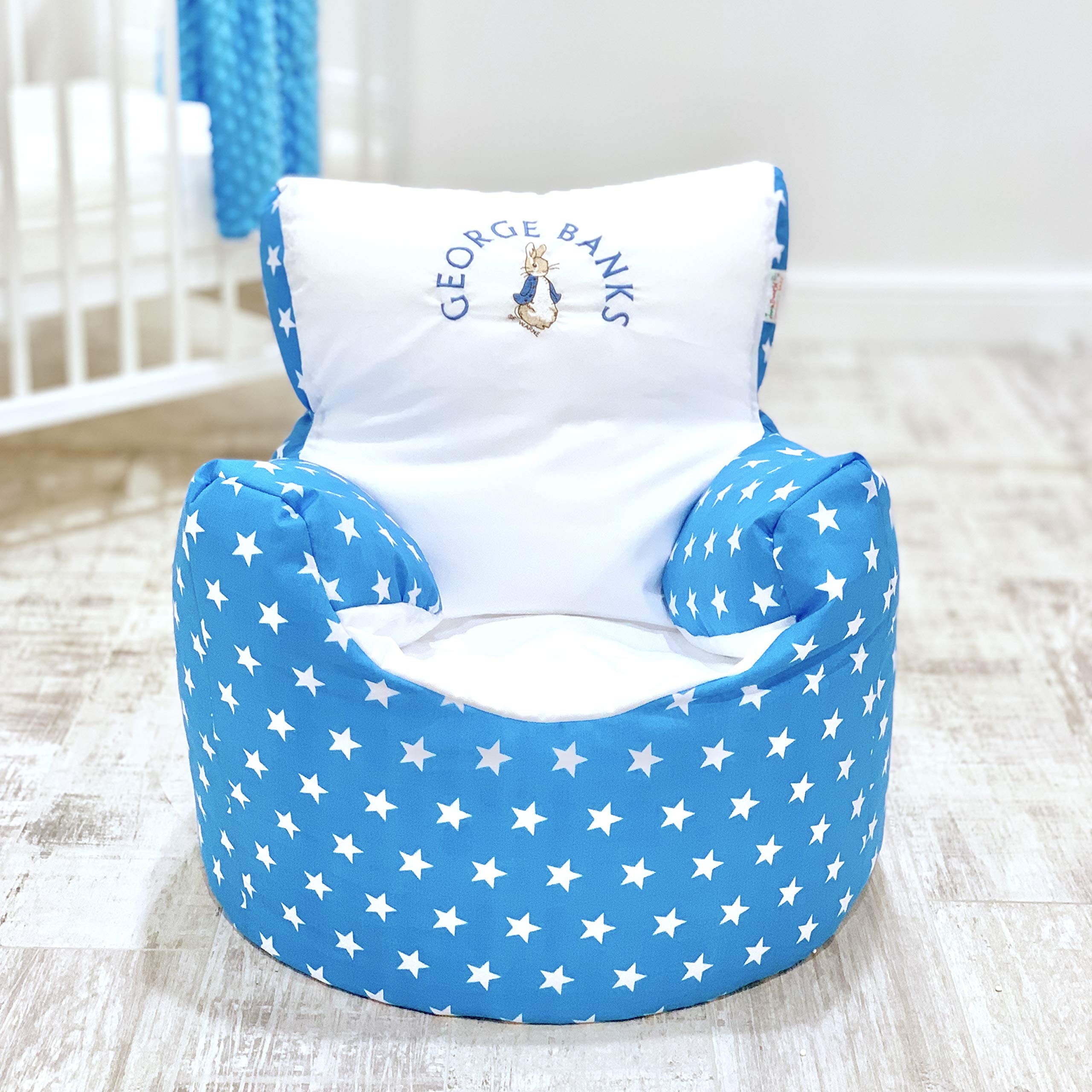 childrens personalised bean bag chair
