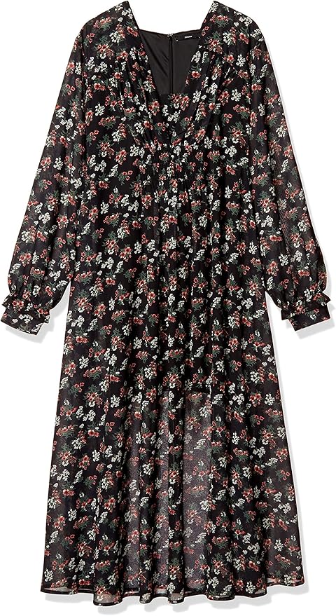 Amazon エモダ ワンピース Switching Long Op レディース ミックス 日本 F Free サイズ ワンピース チュニック 通販