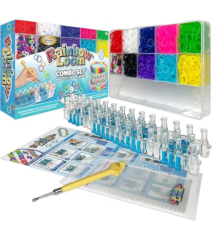 Toyland 6000 Loom Bands Refill – 20 Packungen à 300 Gummibänder – Kreatives Bastelset Für Kinder