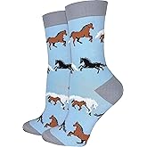 Women's Premium Comfort Animal Socks (horse socks) 4-10