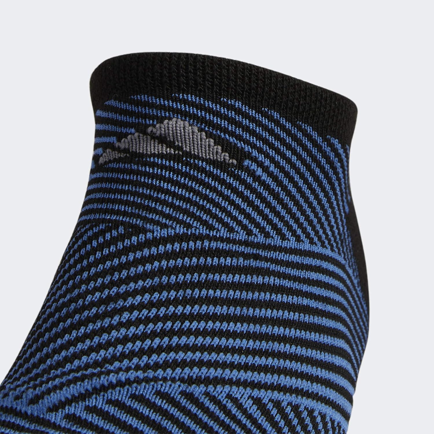 adidas Women's Superlite No Show Socks (6-Pair), Black/Onix/Light Onix/Clear Onix/White, Medium, (Shoe Size 5-10): Clothing