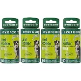 Evercare Extra Sticky Pet Lint Roller Refill 60 sheets - Pack of 4