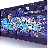 Canjoy Extended Mouse Pad 31.5x15.7inch, Gaming Mouse Pad, XXL Large Big Computer Keyboard Mouse Mat Desk Pad with Non-Slip Rubber Base and Stitched EDG