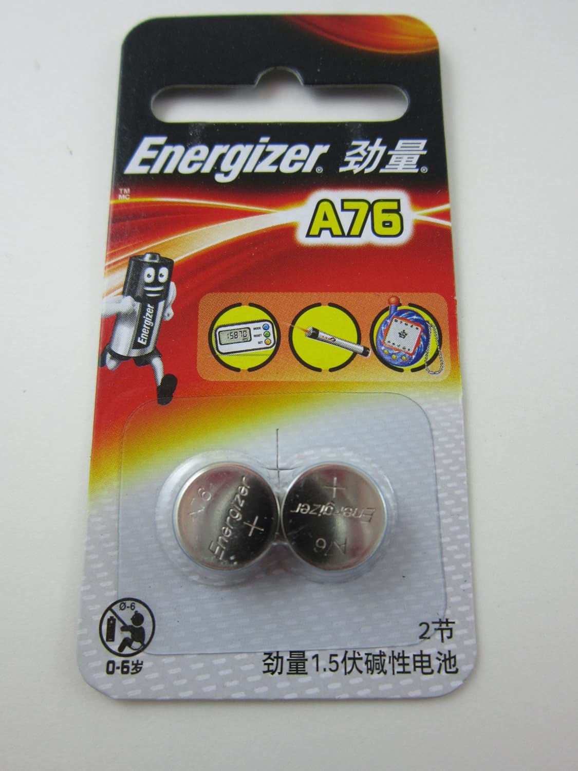 2 x Energizer LR44 AG13 A76 V13GA 357 SR44 1.5v Alkaline Button Cell