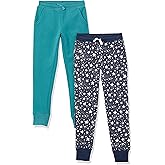 Amazon Essentials Girls and Toddlers' Sweatpants, Multipacks