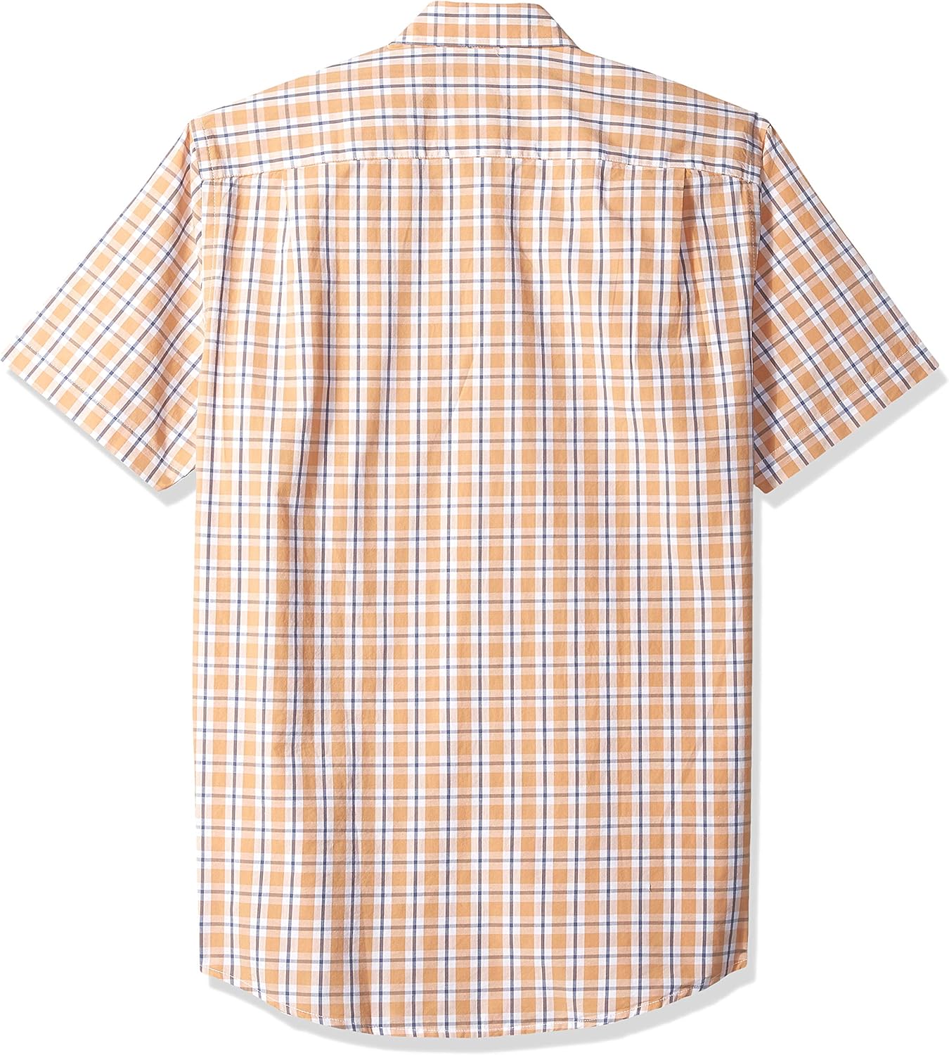  Essentials Men's Slim-Fit Short-Sleeve Casual Poplin Shirt: Clothing