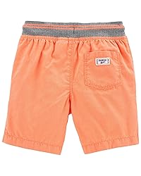 OshKosh B'Gosh Boys' Pull-on Shorts, Melon Sorbet, 7